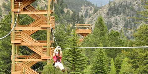 Colorado adventure center - Book Zipline Trips Clear Creek Zipline (8 Lines) Experience one of the highest, longest, and most exhilarating high tower zip line tours in Colorado. Climb the sky high 65’ towers then soar across 8 separate zip lines for nearly a mile of pure zipping thrills! $89+ Per Person BOOK now Learn More Happy Hour Zipline […] 